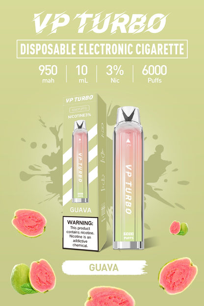 特價！！！【買一送一】VP TURBO 拋棄式｜ 一次性透明漸變色6000口發光電子煙｜VAKA糖果雲煙館