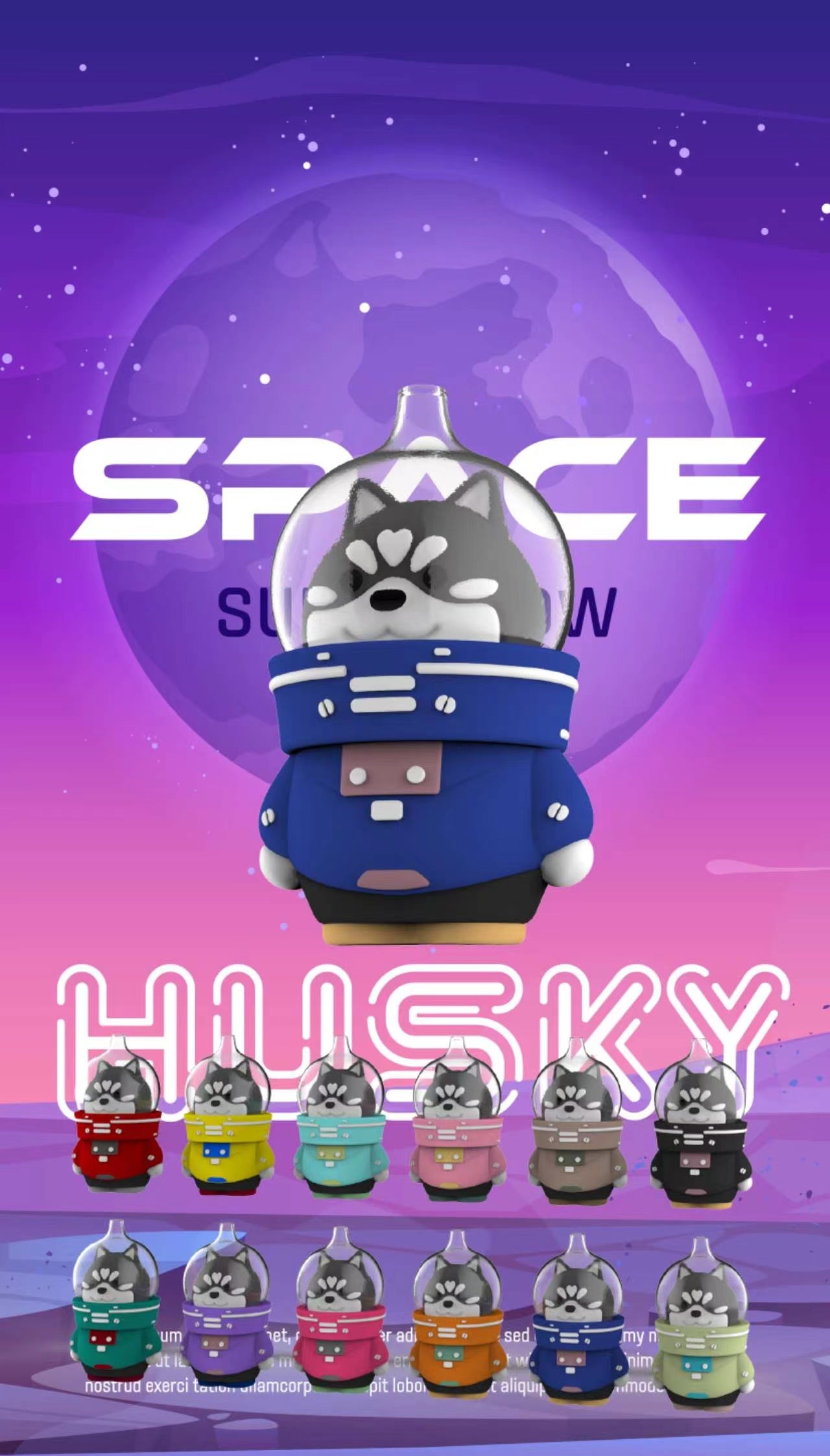 【HUSKY】太空狗抛棄式 一次性可充電8000口電子煙-VAKA糖果雲煙館