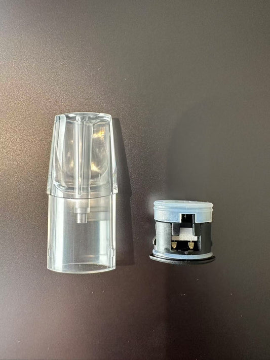 最新款上下分離式空煙彈（lana空彈），擁有白色霧化陶瓷芯，大煙霧，爆發足，不漏油，吃油，麻醉適用煙彈殼 100顆-台灣現貨秒發