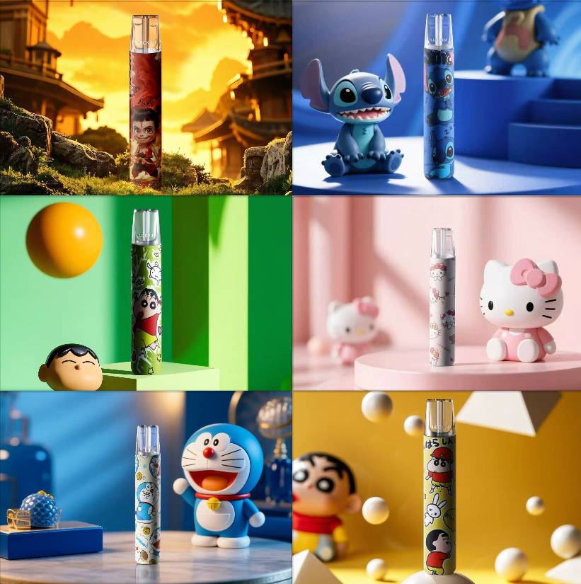 幸運LUCKIN 主機 限量版卡通煙桿 適配一代煙彈-VAKA糖果雲煙館