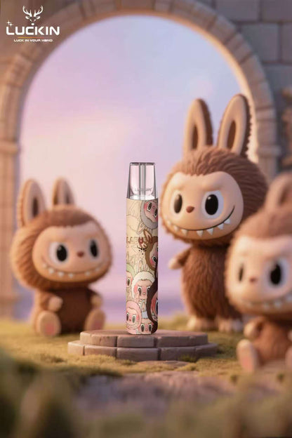 【LUCKIN幸運主機聯名款】泡泡馬特拉布布Labubu潮玩聯名款 兩段式調節/通用sp2,lana等一代煙彈-VAKA糖果雲煙館