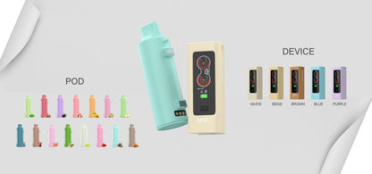 【優惠活動】VEVIX 泰坦15000口電子煙 |  棉芯換彈式耐抽拋棄式 | 可切換模式 | VAKA糖果雲煙館