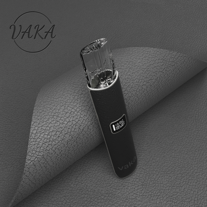 VAKA皮革主機 |兩段式調節 |LED顯示屏換彈式主機霧化桿 通用sp2/lana等一代煙彈-VAKA糖果雲煙館