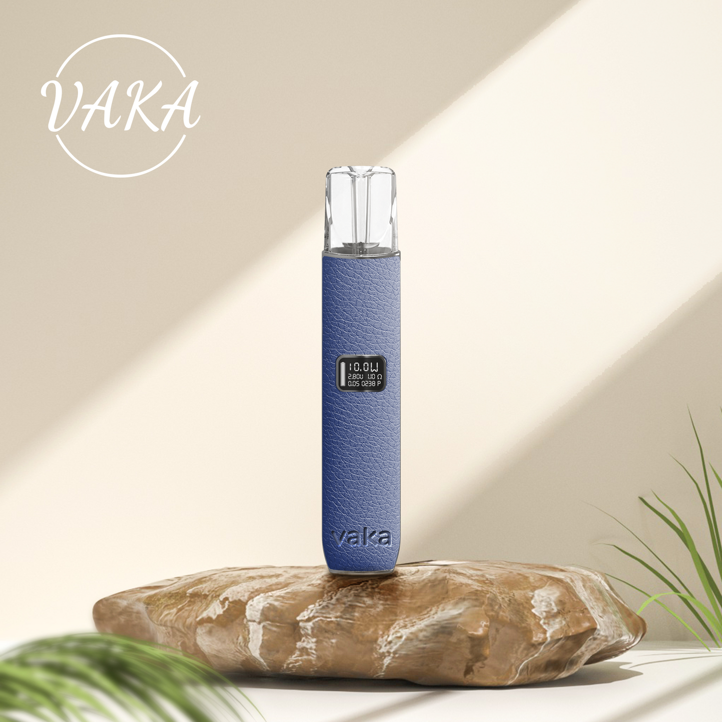 VAKA皮革主機 |兩段式調節 |LED顯示屏換彈式主機霧化桿 通用sp2/lana等一代煙彈-VAKA糖果雲煙館