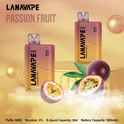 【LANA BAR BC 6000口】大容量新款拋棄式6000口-超涼款一次性電子煙-VAKA糖果雲煙館