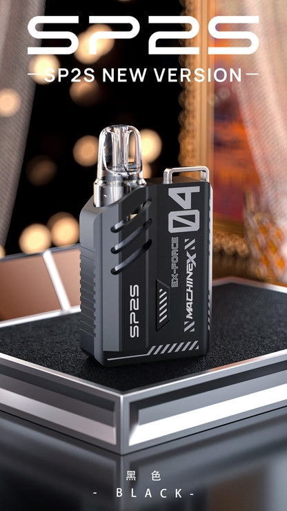 【思博瑞SP2S MAX 矩陣系列主機】 SP2s pod新版方形帶屏換彈式主機套裝 盒子棉網芯電子煙-VAKA糖果雲煙館