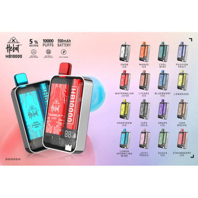 🌟HEBAT喜貝10000口拋棄式  超大容量10000口PLUS一次性電子煙-VAKA糖果雲煙館