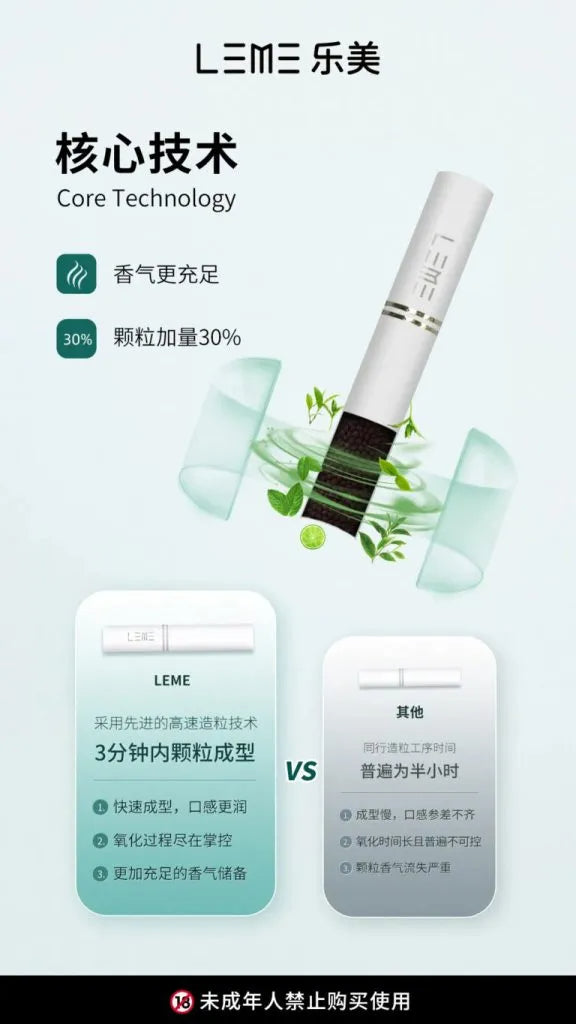 日版LEME樂美加熱煙HNB系列 加熱不燃燒 通用IQOSLL牌&M牌 1條10包 1包20入-現貨秒發