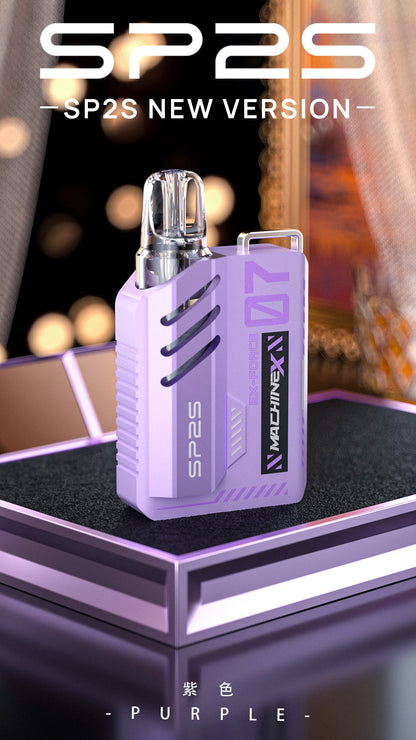 【思博瑞SP2S MAX 矩陣系列主機】 SP2s pod新版方形帶屏換彈式主機套裝 盒子棉網芯電子煙-VAKA糖果雲煙館