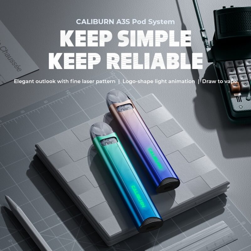 Uwell咖喱A3主機套裝-注油煙桿-VAKA糖果雲煙館