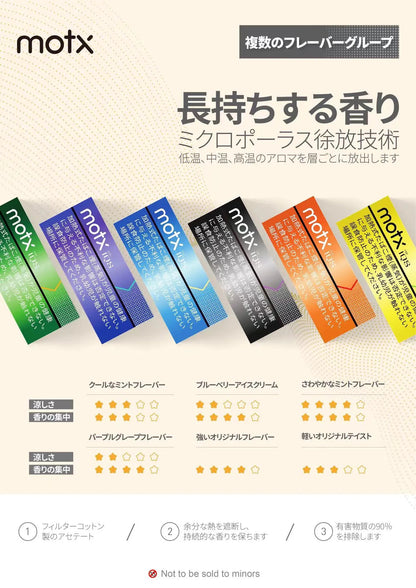 【MOTX加熱煙】日本進口  加熱不燃燒 IQOS/TAHE主機通用-1條10包-1包20入-VAKA糖果雲煙館