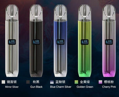 SAICO炫刻一代主機 鋅合金材質煙桿 通用sp2,哩啞，lana等一代煙彈 雙檔調節(8W-10W）具有智能顯示屏-VAKA糖果雲煙館