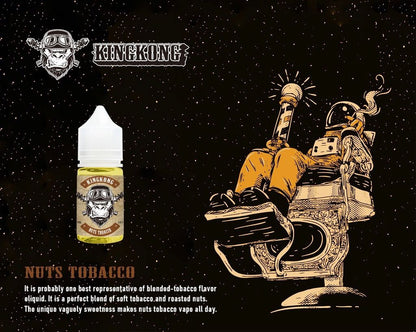 KING KONG 大猩猩煙油 | 金剛煙草系列電子煙油30ml/40mg | 不涼小煙油-VAKA糖果雲煙館