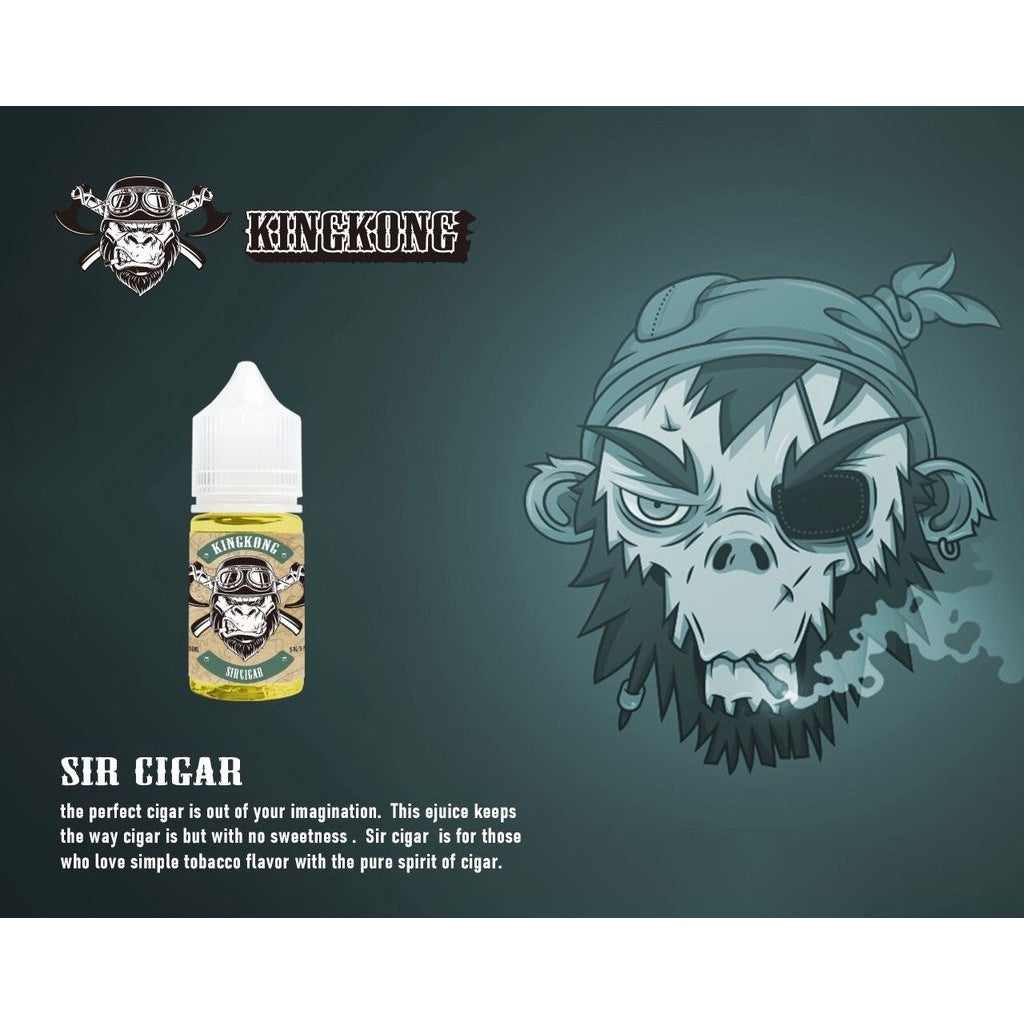 KING KONG 大猩猩煙油 | 金剛煙草系列電子煙油30ml/40mg | 不涼小煙油-VAKA糖果雲煙館