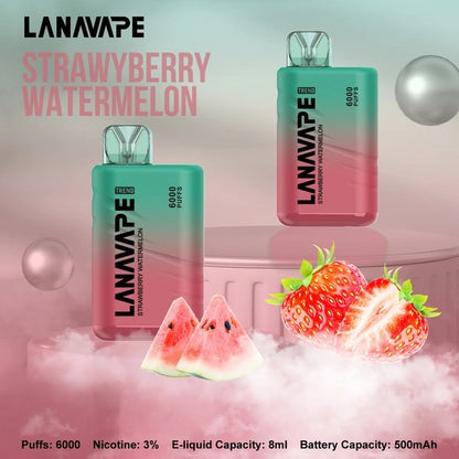 【LANA BAR BC 6000口】大容量新款拋棄式6000口-超涼款一次性電子煙-VAKA糖果雲煙館